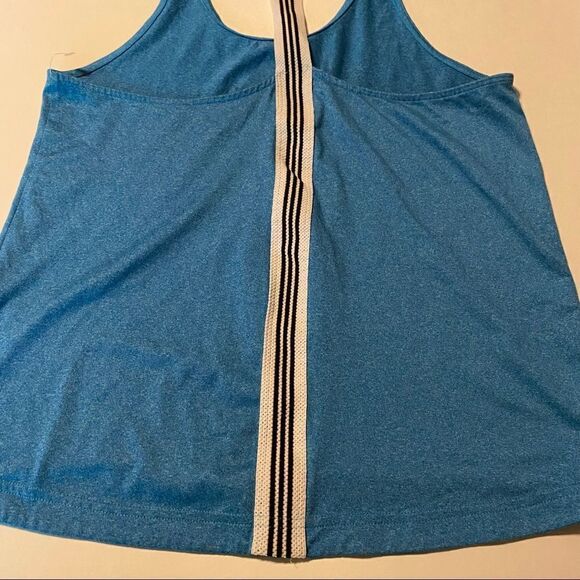 Adidas Racer back aqua blue tank top -S - Picture 4 of 8